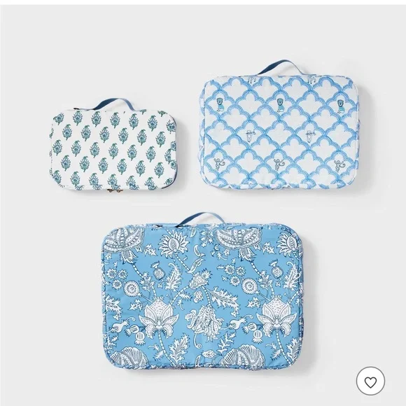 3pc Packing Cube Set Blue - Roller Rabbit x Target - Picture 2 of 3